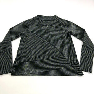 Prana Alicia Pullover Medium Black Womens Athleisure Pullover Top w2alic314
